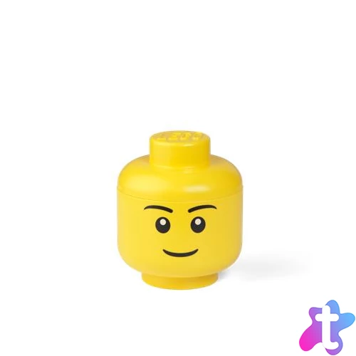 Tárolódoboz, fej, kicsi, LEGO, Boy