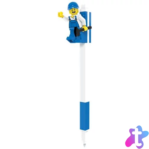 Zseléstoll, 0,7 mm, kupakos, mini figurával, LEGO, kék