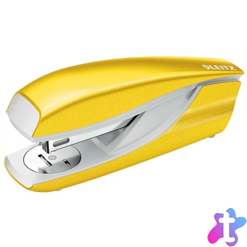 Tűzőgép, 24/6, 26/6, 30 lap, LEITZ "Nexxt Wow", sárga
