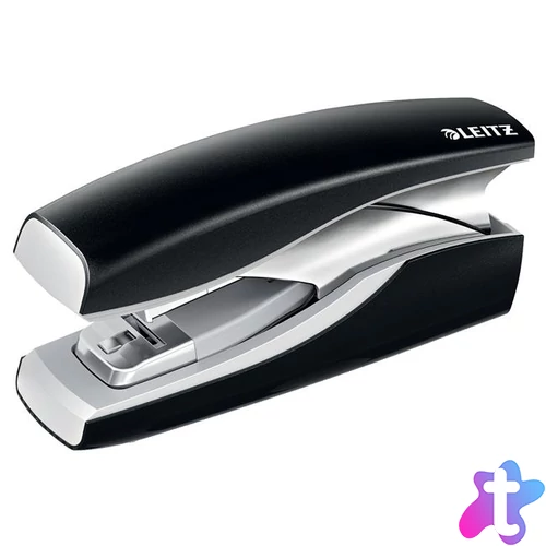 Tűzőgép, 26/6, 30 lap, LEITZ "Nexxt Softpress", fekete