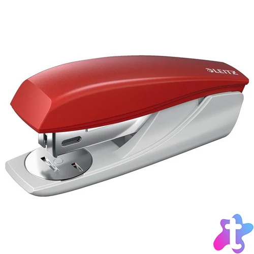 Tűzőgép, 24/6, 26/6, 25 lap, LEITZ "Nexxt 5501", piros