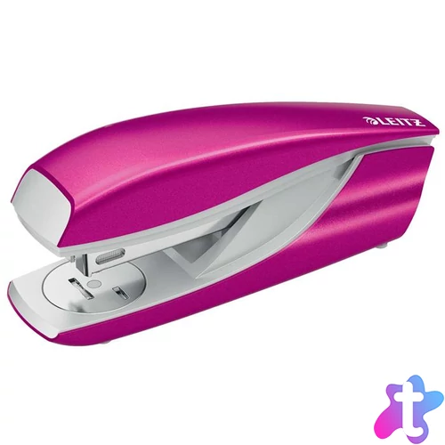 Tűzőgép, 24/6, 26/6, 30 lap, LEITZ "Nexxt Wow", rózsaszín