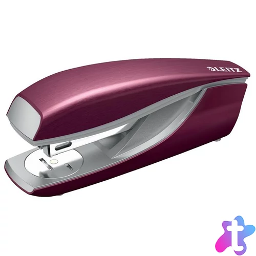 Tűzőgép, 24/6, 26/6, 30 lap, LEITZ "Nexxt Style", gránátvörös