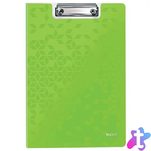 Felírótábla, fedeles, A4, LEITZ "Wow", zöld