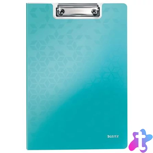 Felírótábla, fedeles, A4, LEITZ "Wow", jégkék