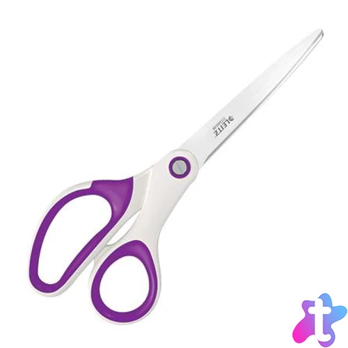 Olló, irodai, 20,5 cm, LEITZ "Wow Titán", lila