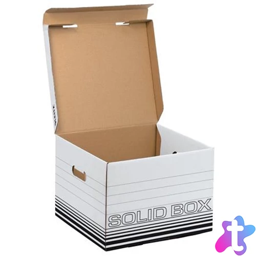 Archiválódoboz, M méret, LEITZ "Solid", fehér