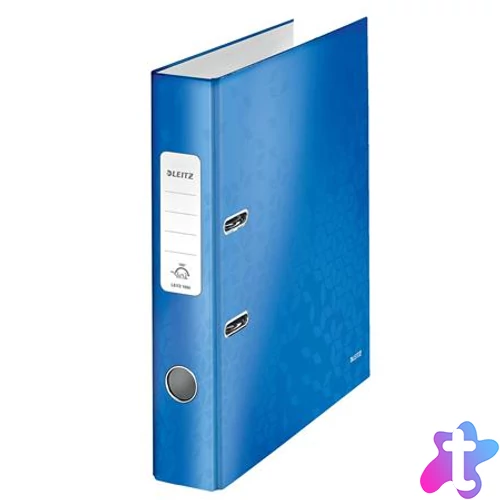 Iratrendező, 52 mm, A4, karton, LEITZ "180 Wow", kék