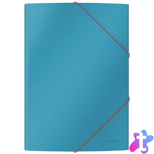 Gumis mappa, 15 mm, karton, A4, LEITZ "Cosy", nyugodtkék