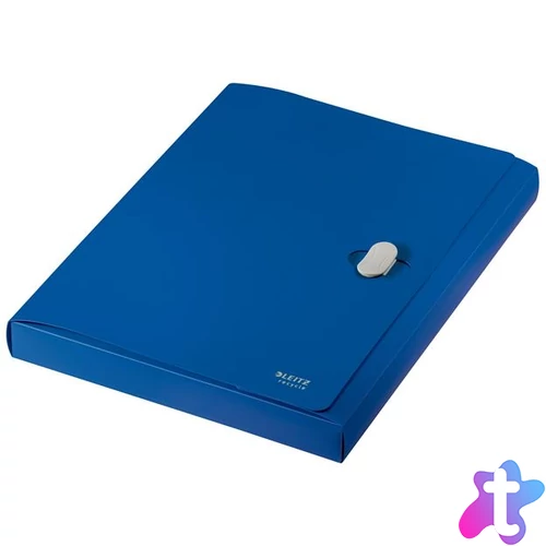 Iratvédő mappa, 38 mm, PP, A4, LEITZ "Recycle", kék