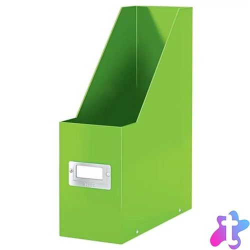 Iratpapucs, PP/karton, 95 mm, LEITZ "Click&Store", zöld