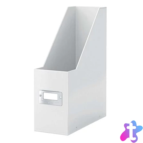 Iratpapucs, PP/karton, 95 mm, LEITZ "Click&Store", fehér