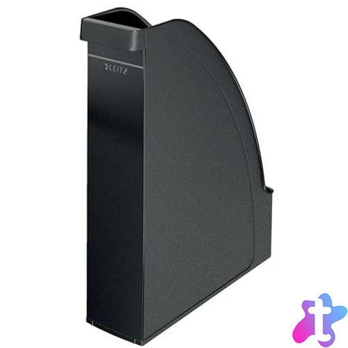 Iratpapucs, műanyag, 70 mm, LEITZ "Plus", fekete