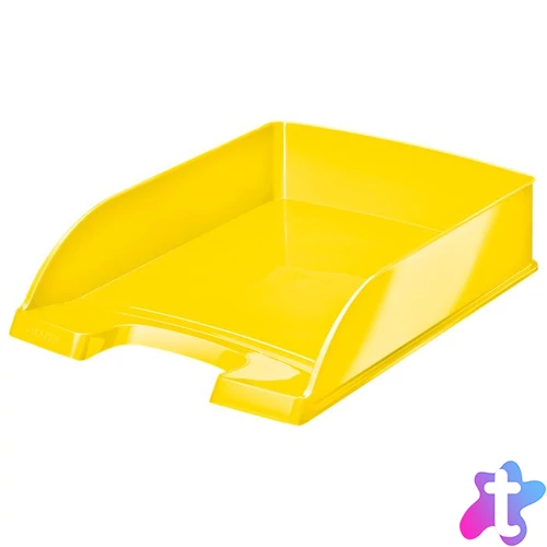 Irattálca, műanyag, LEITZ "Wow", sárga