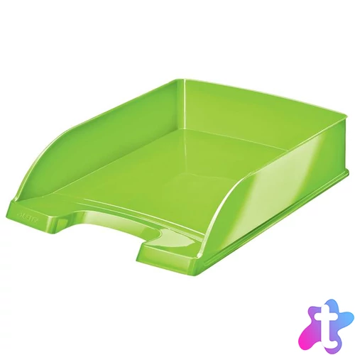 Irattálca, műanyag, LEITZ "Wow", zöld
