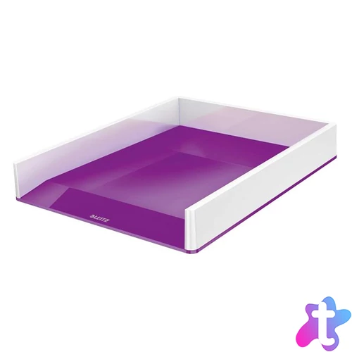 Irattálca, műanyag, kettős színhatású, LEITZ "Wow", lila