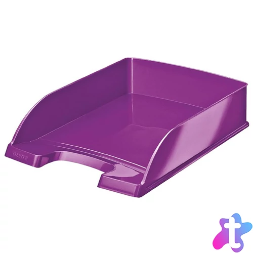 Irattálca, műanyag, LEITZ "Wow", lila