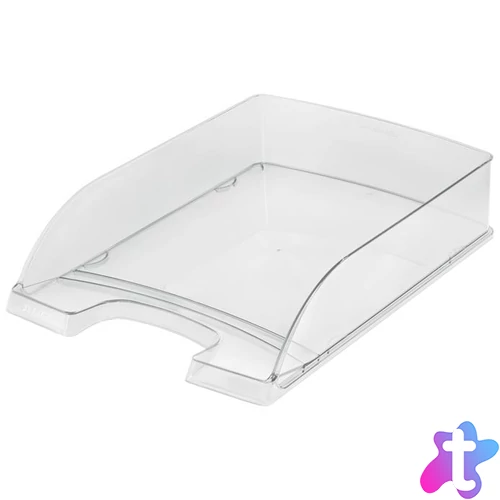 Irattálca, műanyag, LEITZ "Plus", víztiszta