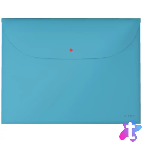 Irattartó tasak, 2 zsebes, A4, PP, pantentos, LEITZ "Cosy", nyugodtkék