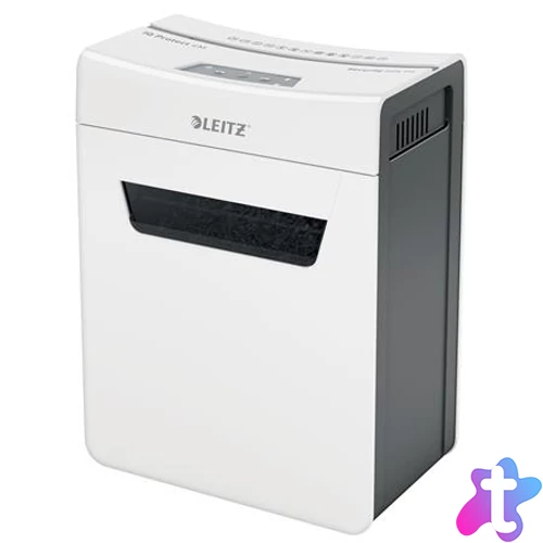 Iratmegsemmisítő, mikrokonfetti, 4 lap, LEITZ "IQ Protect 4M"