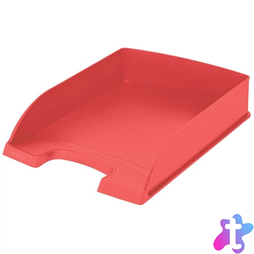 Irattálca, műanyag, A4, LEITZ "Recycle", piros