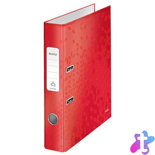 Iratrendező, 52 mm, A4, karton, LEITZ "180 Wow", piros