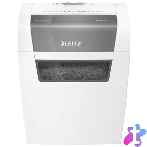 Iratmegsemmisítő, konfetti, 6 lap, LEITZ "IQ Home"