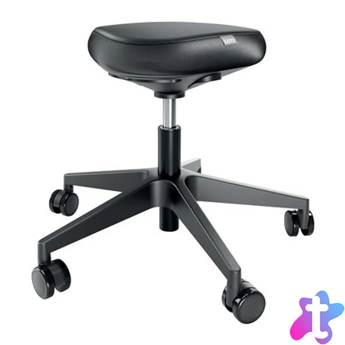 Munkaszék, görgős, ergonomikus, LEITZ "Ergo Comfort", sötétszürke