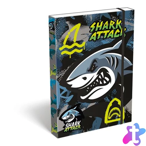 Füzetbox, A4, LIZZYSULI, "Shark Attack"