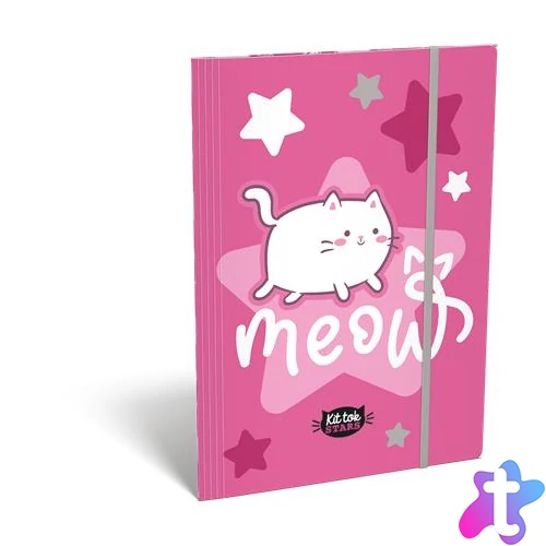 Gumis mappa, karton, A4, LIZZYSULI, "Kit tok Stars Purrfect"