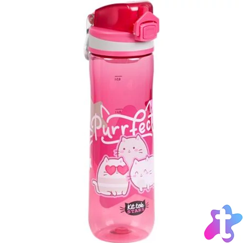 Kulacs, 600 ml, LIZZYSULI, "Kit tok Stars Purrfect"