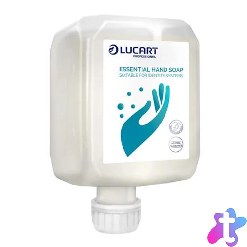 Habszappan, utántöltő, 6x0,8 l, LUCART "Essential", fehér