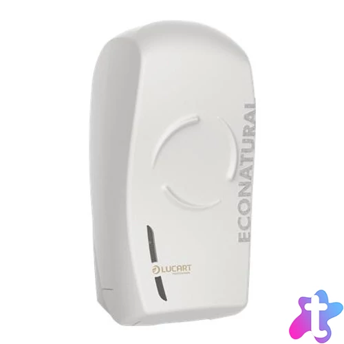 Toalettpapír adagoló, hajtogatott toalettpapírhoz, 32,8x16,5x13,8 cm, LUCART "EcoNatural Flow Bulk Pack", fehér