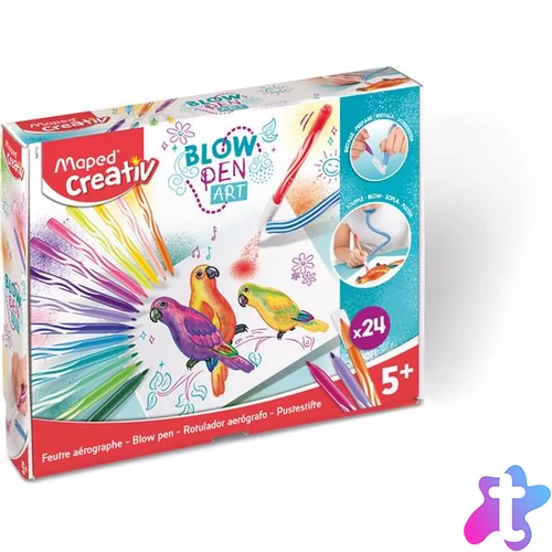 Fújós filctoll készlet, MAPED CREATIV "Blow pen Basic"