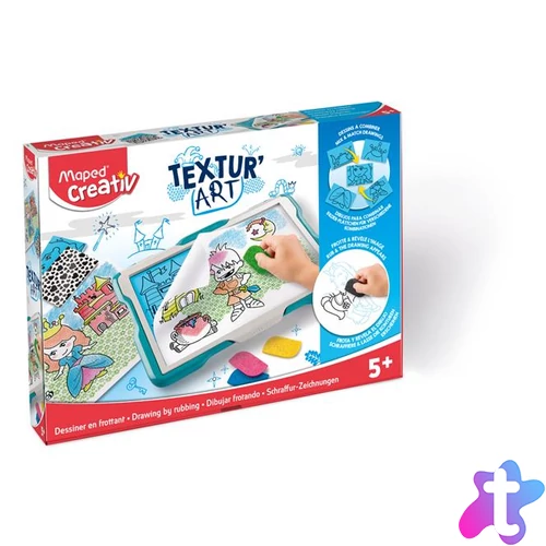 Rajztábla, kastélyok, MAPED CREATIV „Textur` Art”