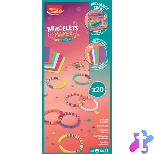 Karkötő készítő készlet utántöltő, MAPED CREATIV "Heishi"