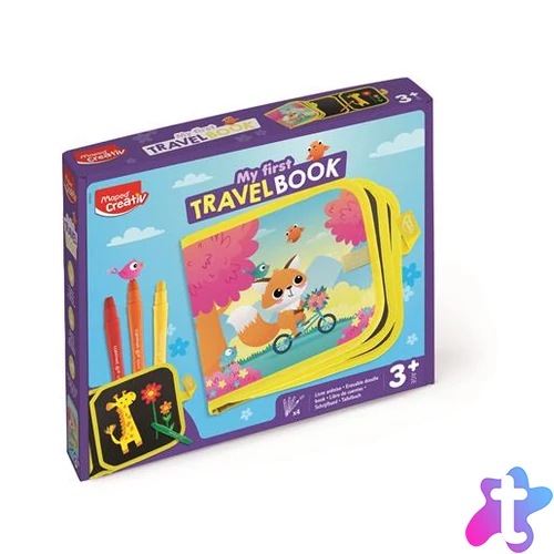 Utazós rajzkönyv, MAPED CREATIV "Early Age My First Travel Book"