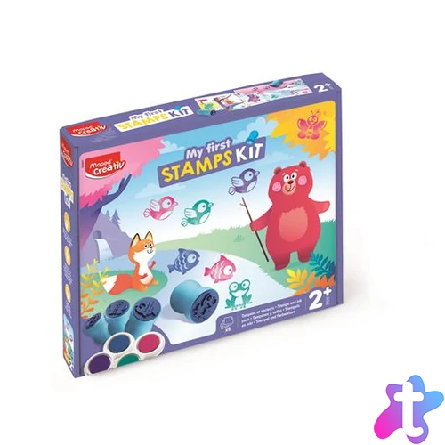 Nyomdázó készlet, állatok, MAPED CREATIV "Early Age My First Stamps Kit"