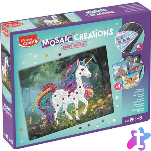 Mozaikos képkészítő, tündérvilág, MAPED CREATIV "Mosaic Creations"
