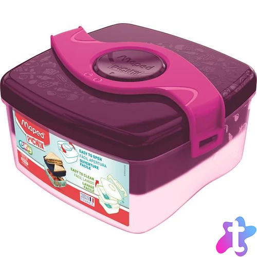 Uzsonnás doboz, MAPED PICNIK "Origins", pink