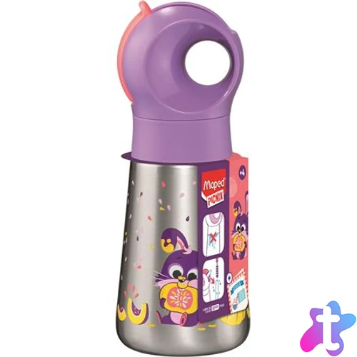 Kulacs, 350 ml, rozsdamentes acél, MAPED PICNIK "Concept Miniz", nyuszi