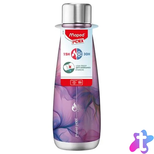 Termosz, duplafalú, 500 ml, rozsdamentes acél, MAPED PICNIK "Concept Adult", silky