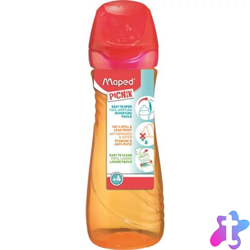 Kulacs, 580 ml, MAPED PICNIK "Origins", narancs-pink