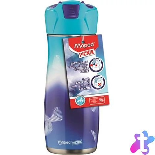 Kulacs, 580 ml, rozsdamentes acél, MAPED PICNIK "Concept Kids Arctic", jégvilág