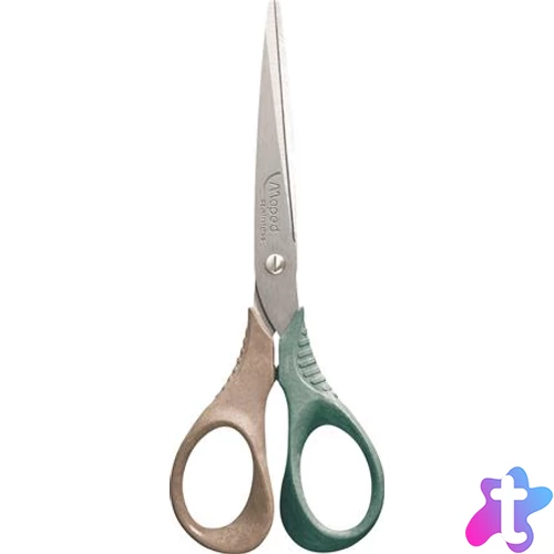 Olló, iskolai, 16 cm, FSC, MAPED "Smiling Planet"