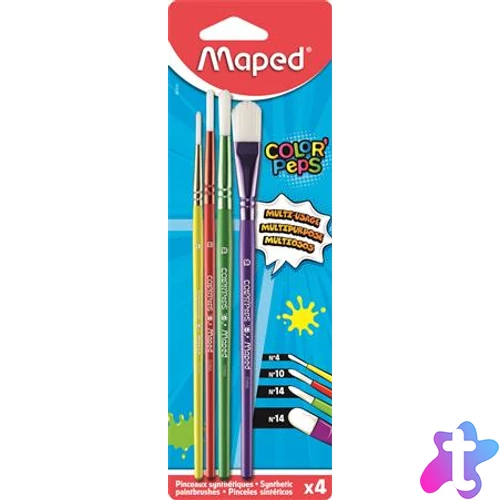 Ecsetkészlet, no. 4-10-14-14, MAPED "Color`Peps"