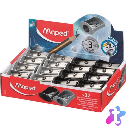 Hegyező display, egylyukú, fém, MAPED "Satellite", vegyes színek