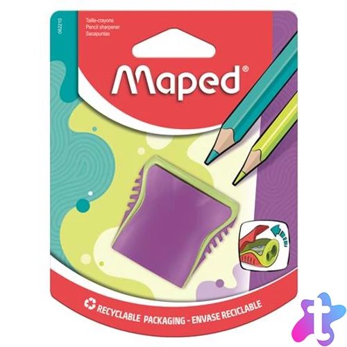 Hegyező, kétlyukú, tartályos, MAPED "Boogy", vegyes színek