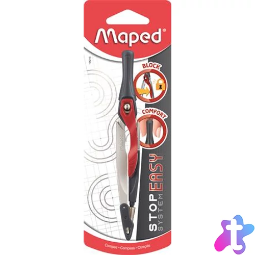 Körző, rögzíthető lábakkal, MAPED "Stop System Innovation"