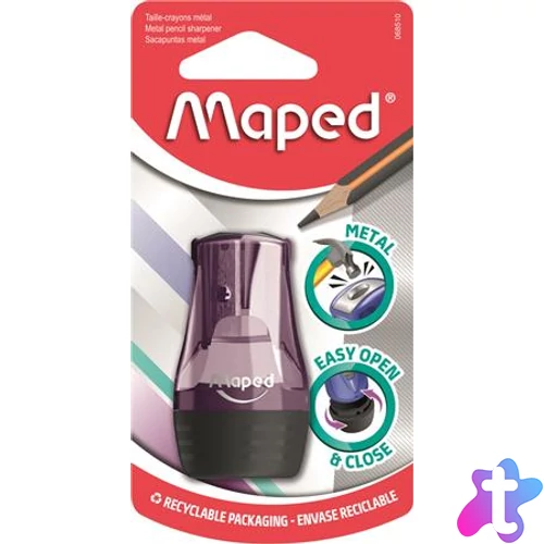 Hegyező, egylyukú, tartályos, MAPED "Tonic", vegyes színek